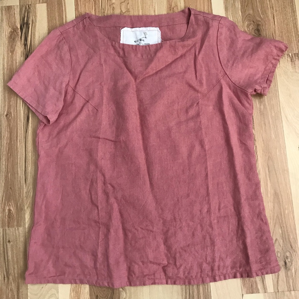 Not Perfect Linen Hamburg Fitted Tee